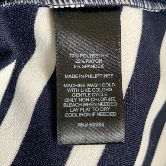 Express French Breton Striped Mini Scuba Dress - Picture 10 of 11